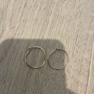Fail brand gold hoops.